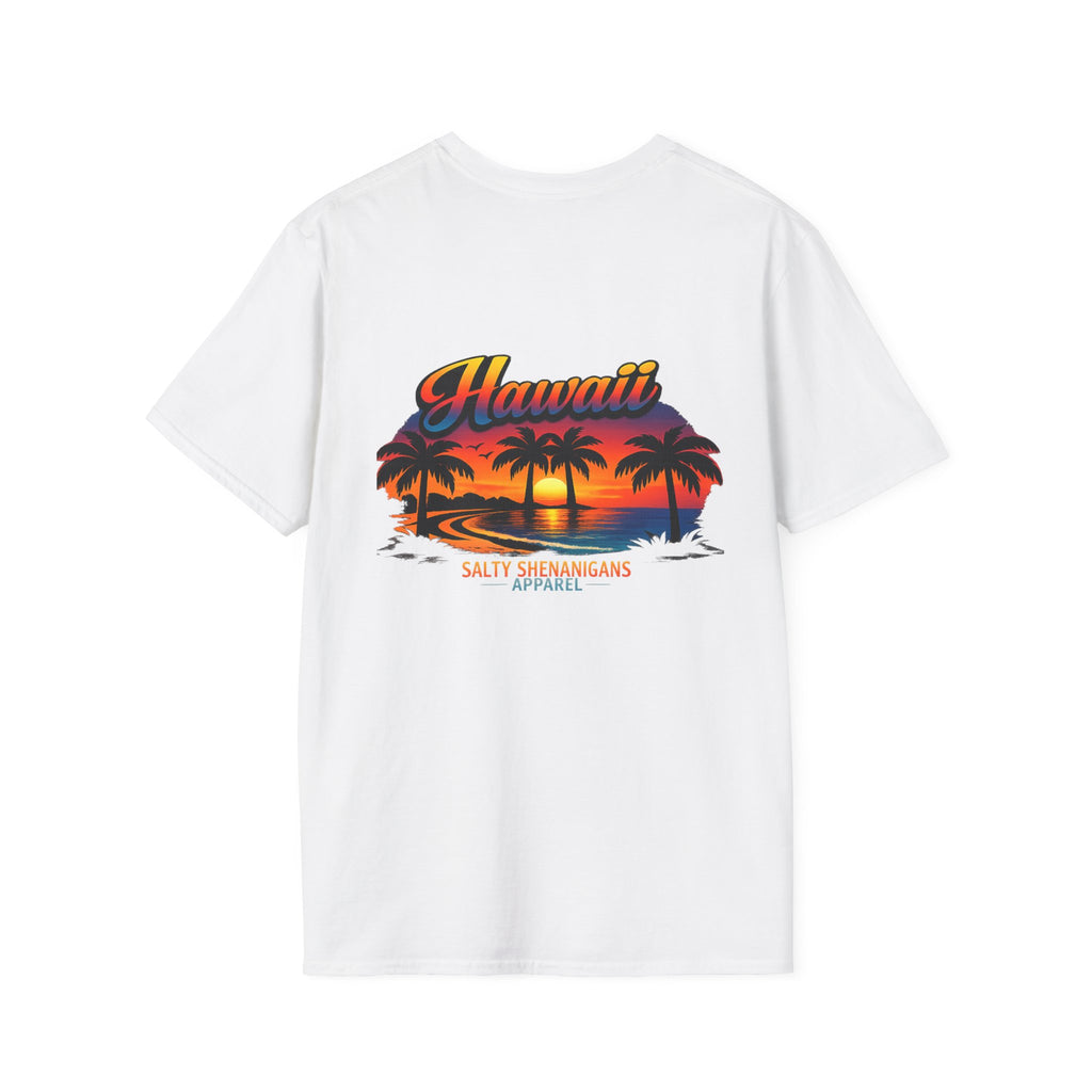 Hawaii Beach Palm T-Shirt Printify