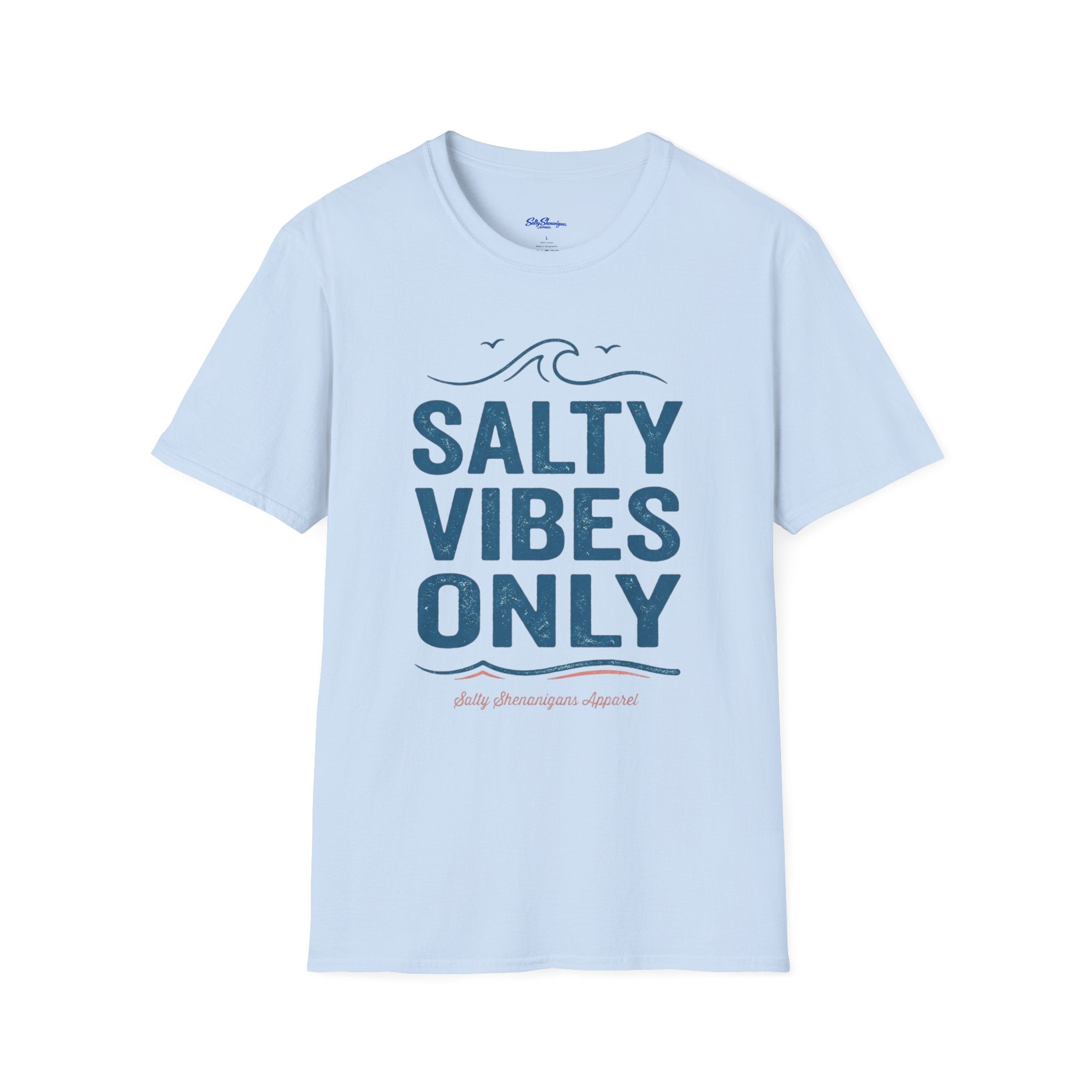 Salty Shenanigans Apparel Salty Vibes Only T-Shirt Printify