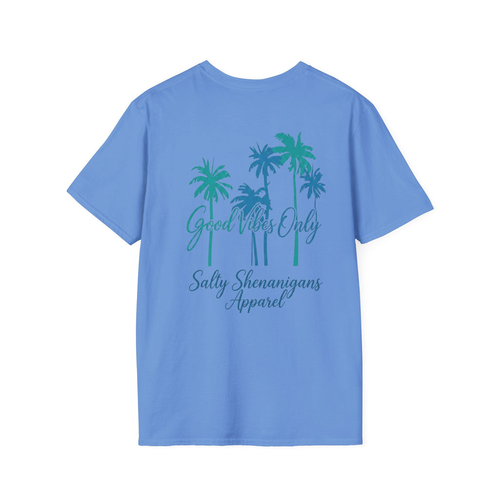 Good Vibes Only Coastal Palm Tee | Salty Shenanigans Apparel Printify