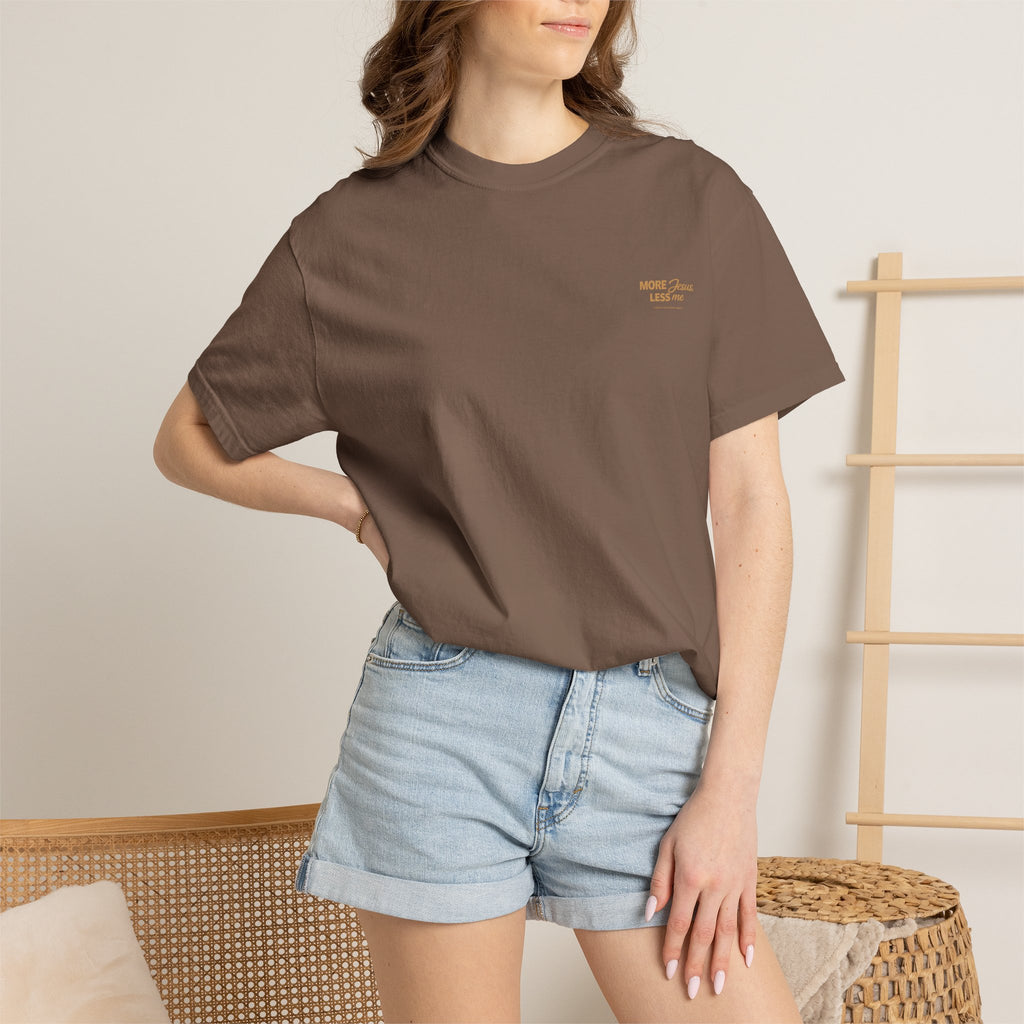 Clothed In Christ - More Jesus Less Me T-Shirt — Faith-Based Christian Graphic Tee Printify