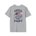 Salty Shenanigans Apparel America 250 Beach Palm T-Shirt Printify