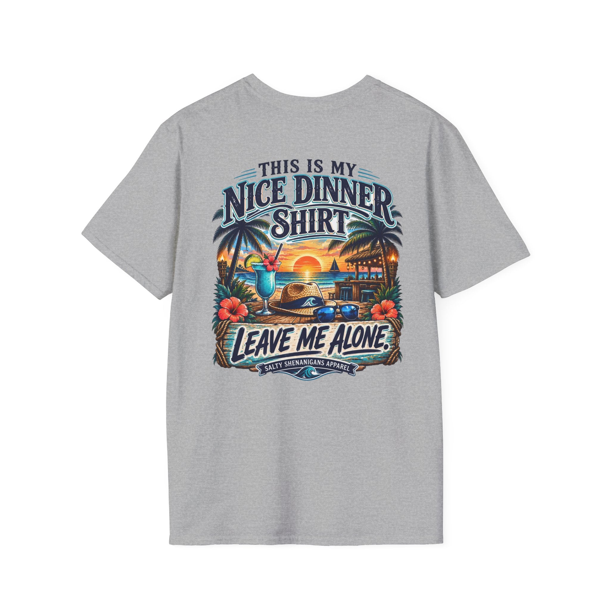 This Is My Nice Dinner Shirt Leave Me Alone Tee Printify