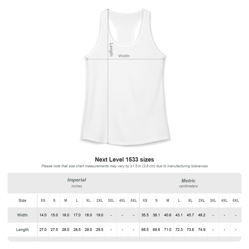 Women's Salty Shenanigans Palm Sun Racerback Tank Printify