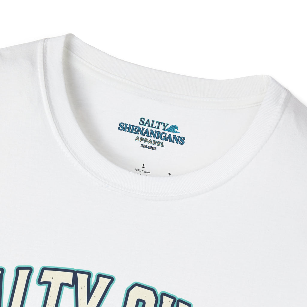 Salty Since 1776 Eagle Surfboard Patriotic Beach Shirt Printify
