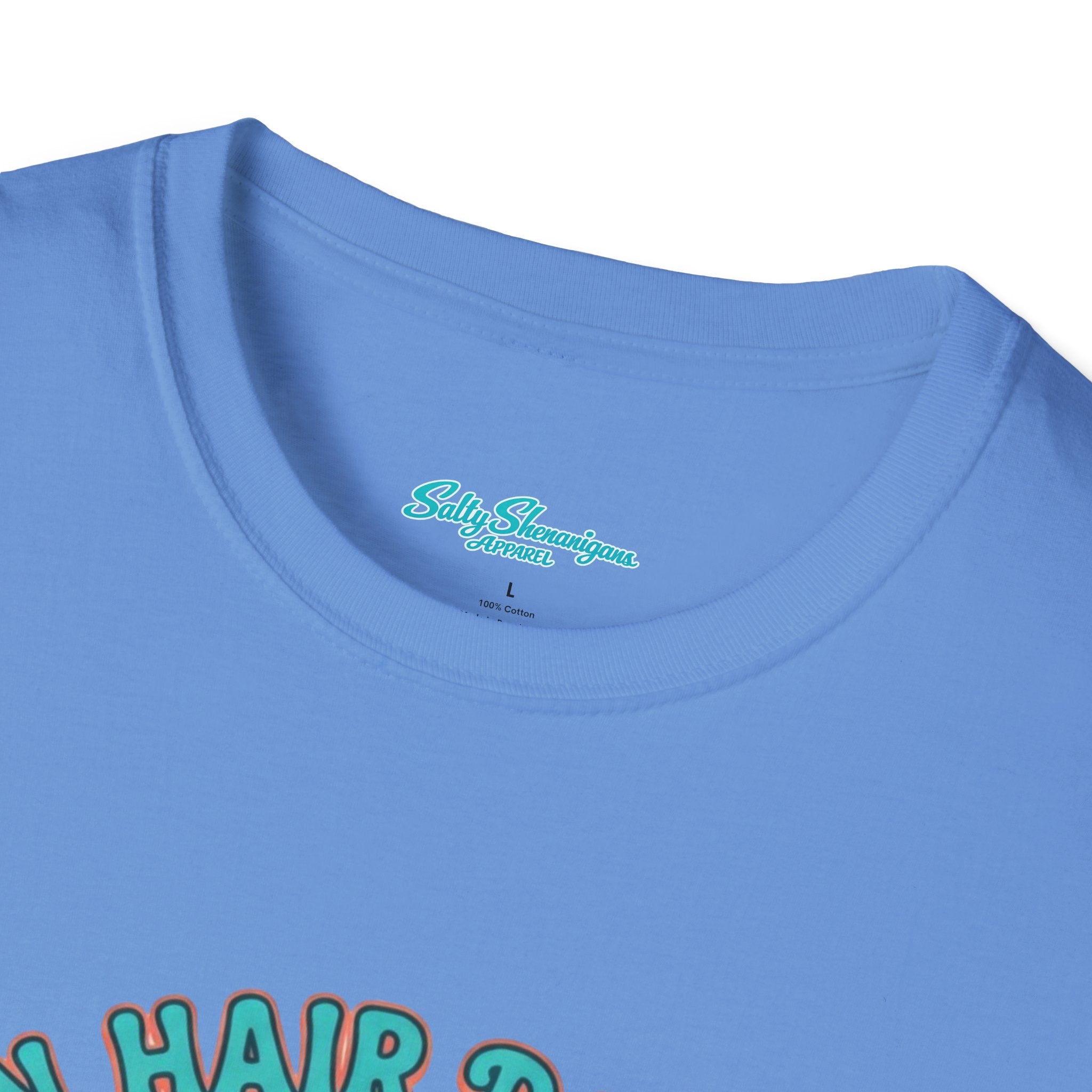 Ocean Hair Don't Care Salty Shenanigans Apparel  T-Shirt Printify