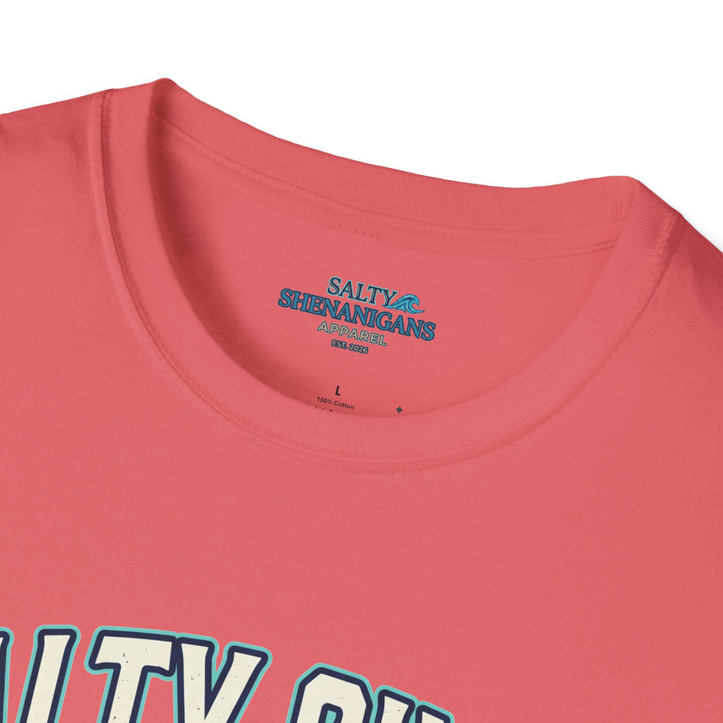 Salty Since 1776 Eagle Surfboard Patriotic Beach Shirt Printify