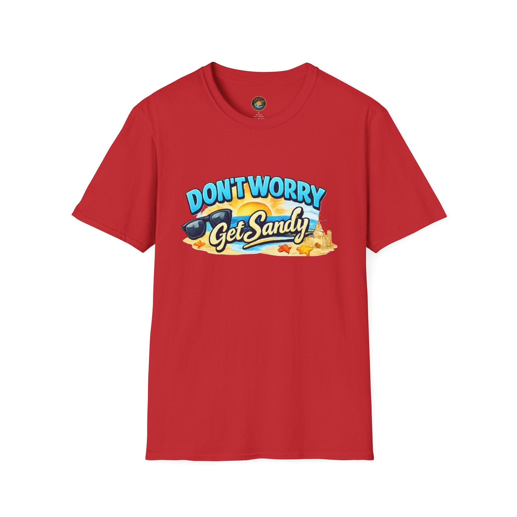 Don't Worry, Get Sandy T-Shirt | Salty Shenanigans Funny Beach Tee