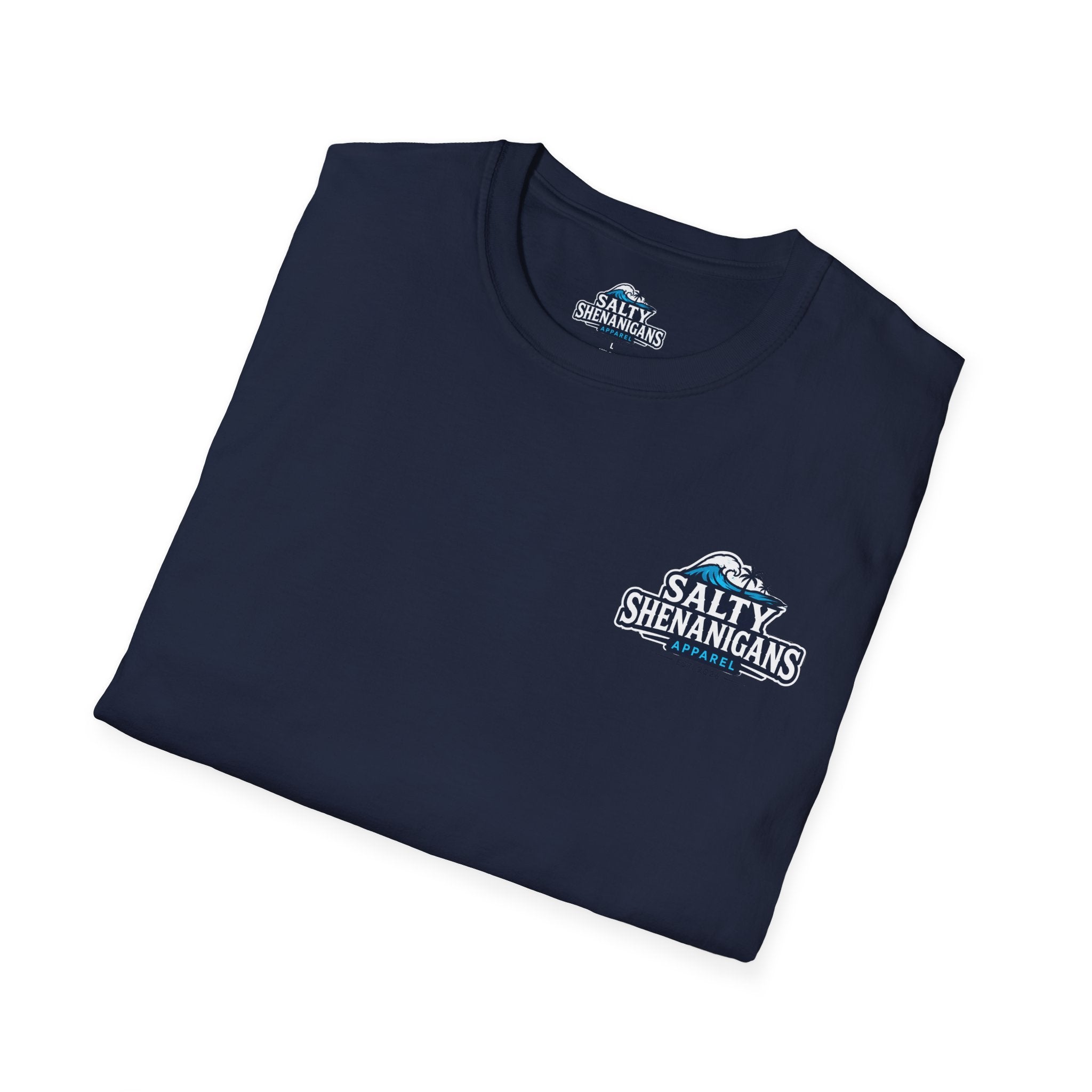 I Drink Well With Others Beach Bar T-Shirt | Tropical Happy Hour Shirt Printify