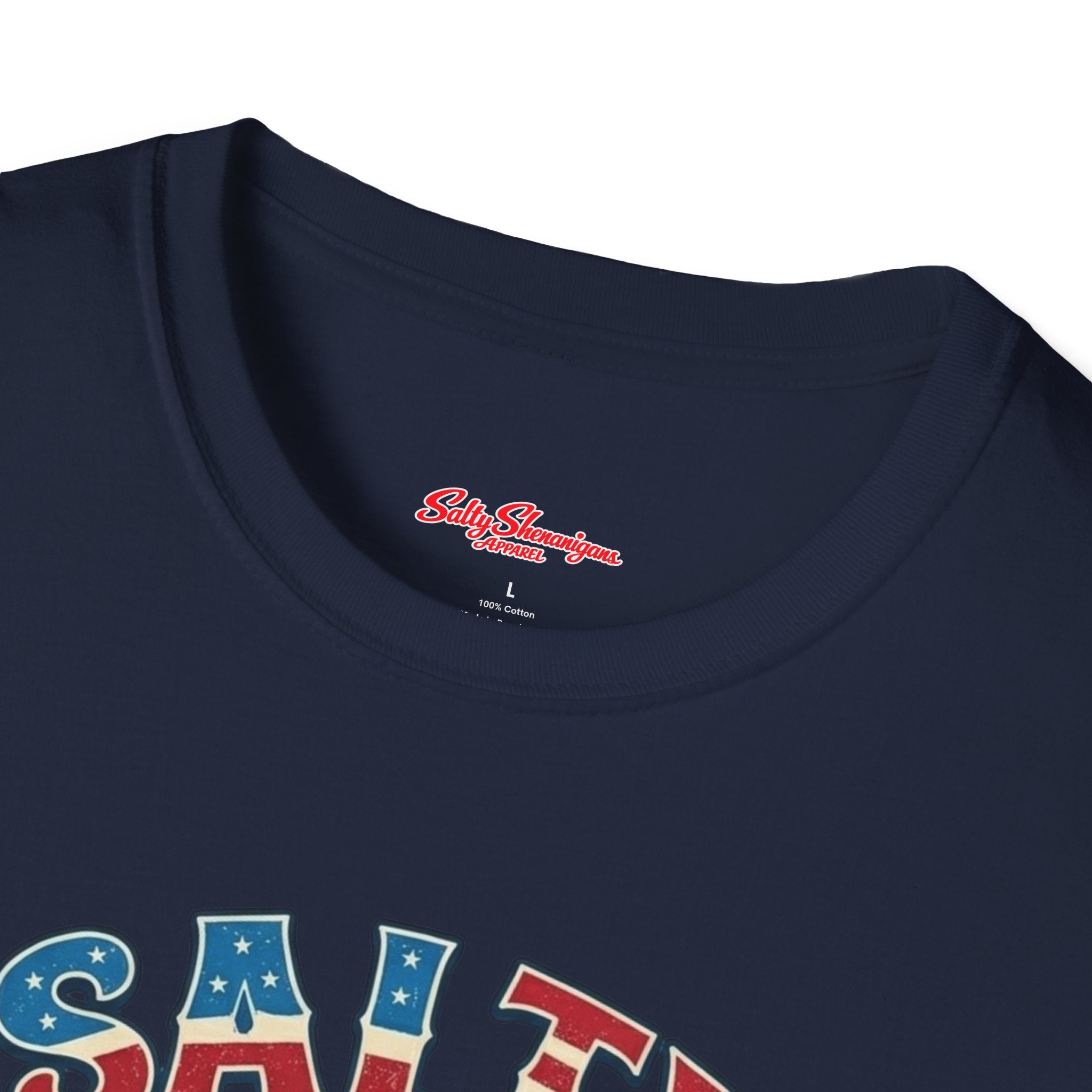 Salty Shenanigans Apparel Beach T-Shirt Printify