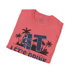 Let's Drink Coastal Graphic Tee Printify