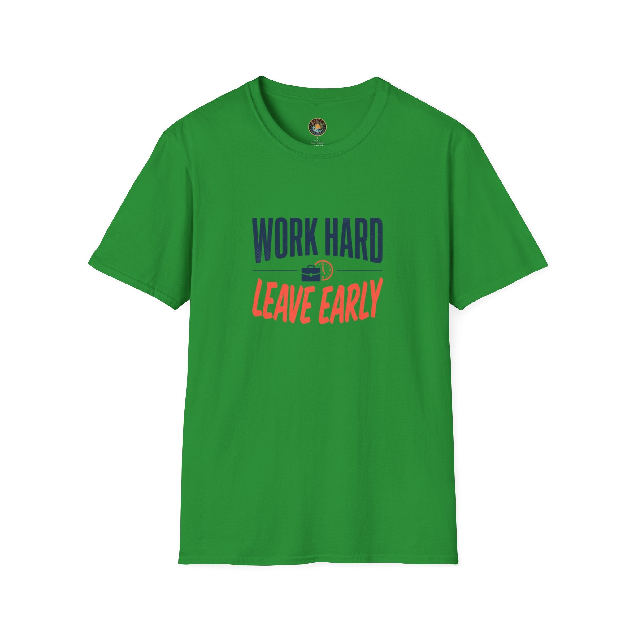 Work Hard Leave Early T-Shirt | Salty Shenanigans Funny Graphic Tee