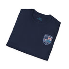 America 250th Anniversary Coastal Flag Tee | Salty Shenanigans Apparel Printify