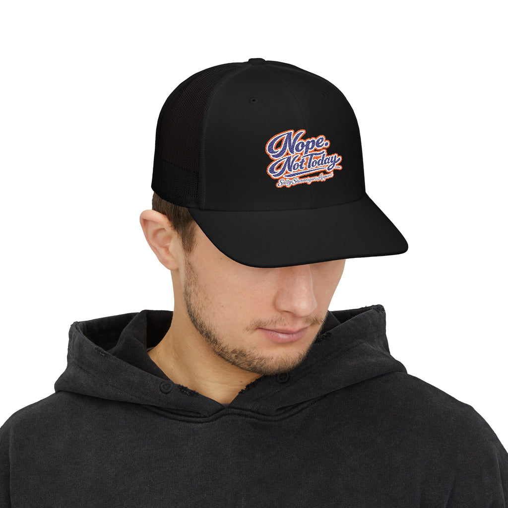 Nope. Not Today. Snapback Trucker Hat | Premium Coastal Mesh Cap Printify