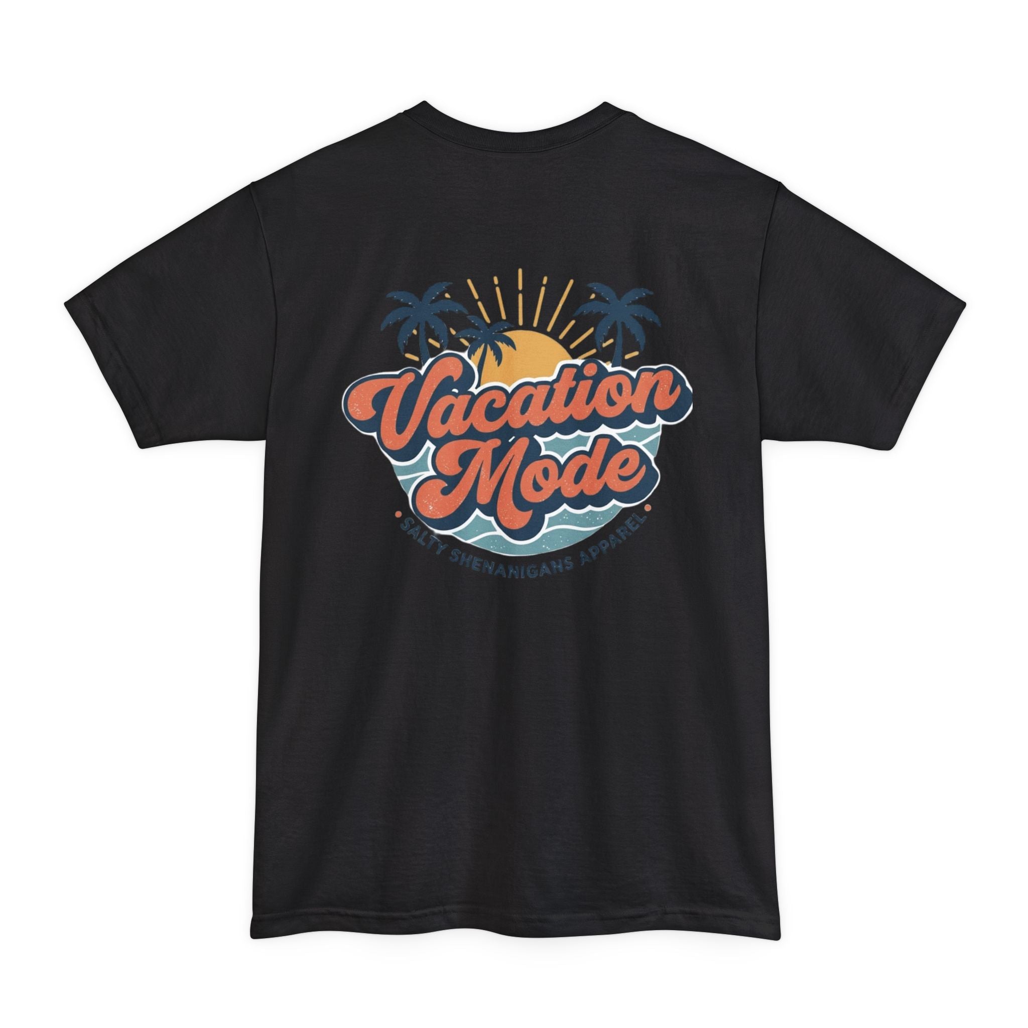 Vacation Mode Tall Shirt | Men's Coastal Resort Graphic Tee | Big & Tall Beach Shirt Printify