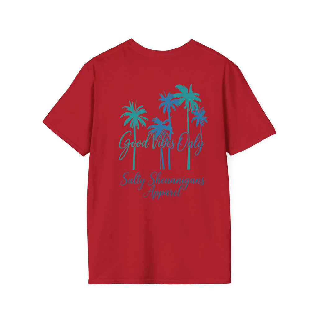 Salty Shenanigans Apparel Good Vibes Only T-Shirt Printify