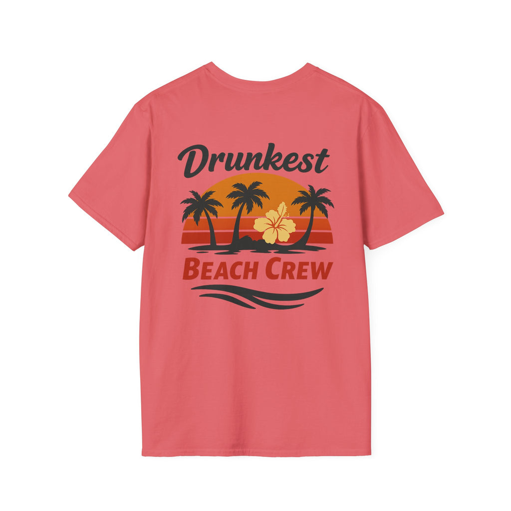 Drunkest Beach Crew T-Shirt Printify