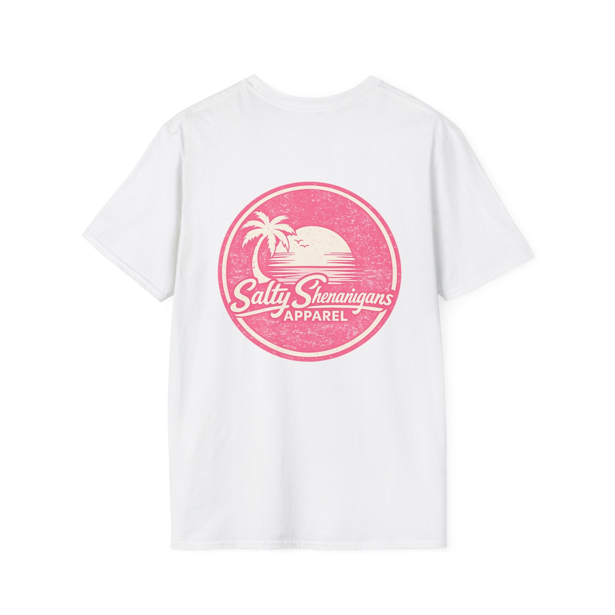 Salty Shenanigans Sunset Paradise Tee | Women's Coastal Beach T-Shirt Printify