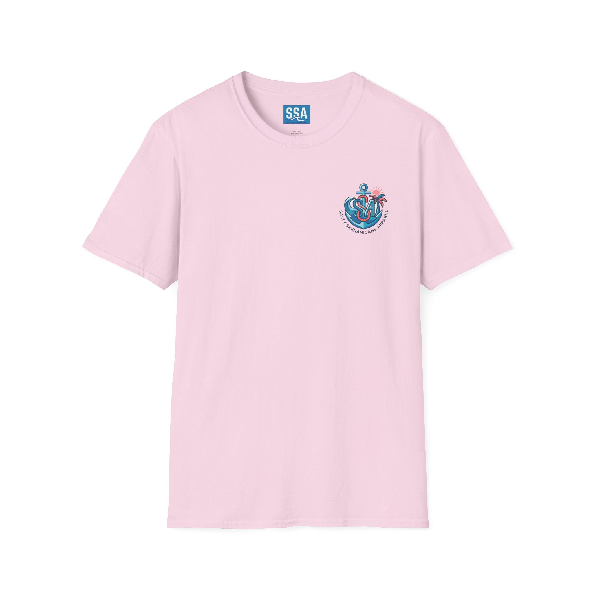 Palm Anchor SSA Salty Shenanigans Beach Tee Printify