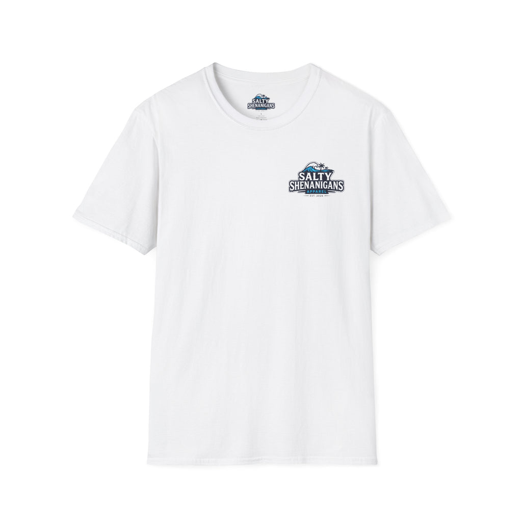 Never Late to Happy Hour Coastal Sunset Tee Printify