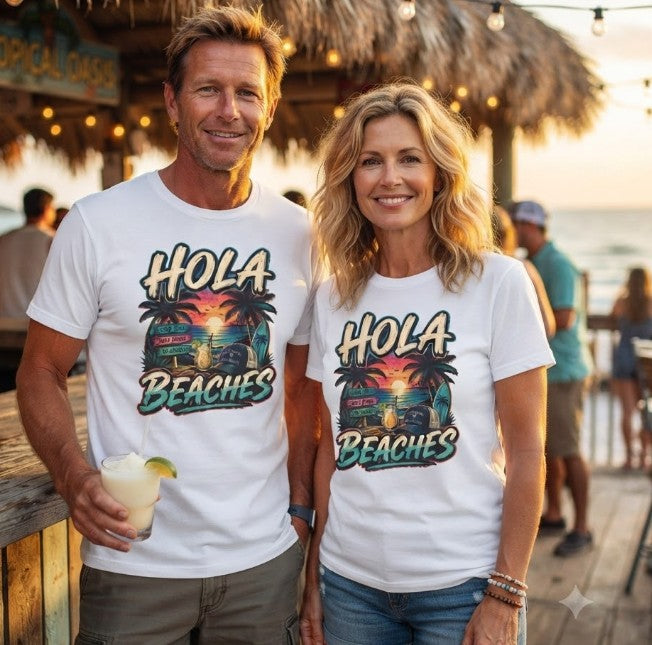 Hola Beaches Tee Printify