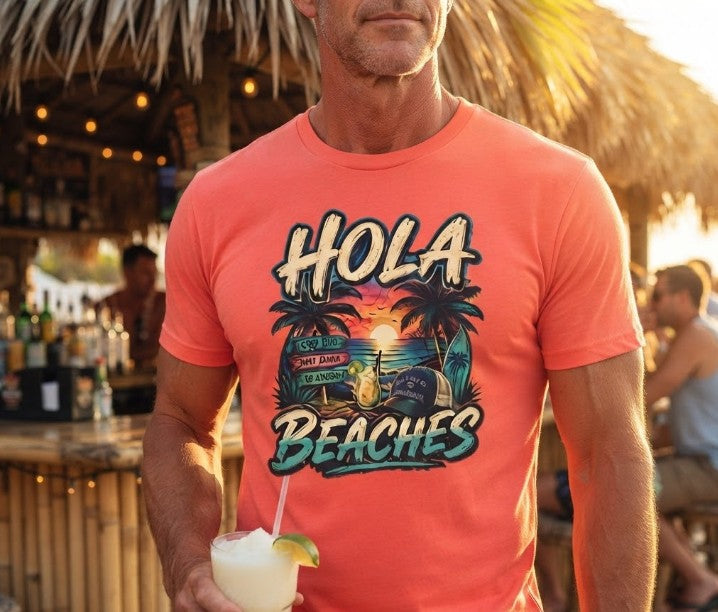 Hola Beaches Tee Printify