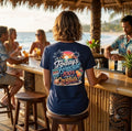 Today's Forecast: 100% Cocktails Funny Beach T-Shirt Printify