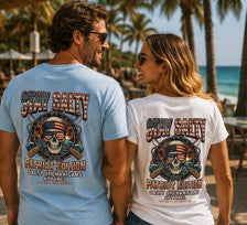 Stay Salty Patriot Edition Tall Shirt | Patriotic Beach Tee | Big & Tall Printify