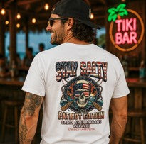 Stay Salty Patriot Edition Tall Shirt | Patriotic Beach Tee | Big & Tall Printify