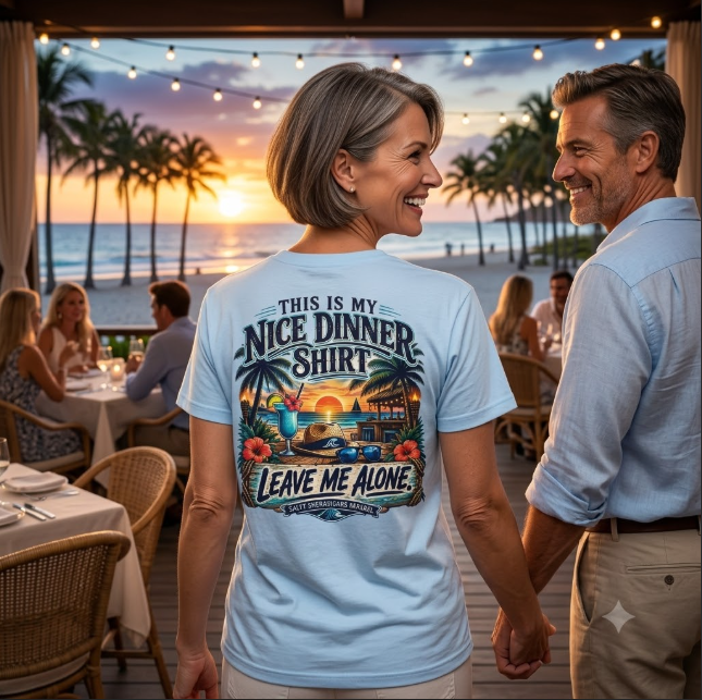 This Is My Nice Dinner Shirt Leave Me Alone Tee Printify