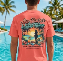 Ass Chaser & Shot Taker Coastal Graphic Tee 🍹 HAPPY HOUR FAVORITE Printify