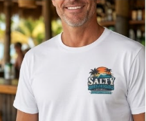 Ass Chaser & Shot Taker Coastal Graphic Tee 🍹 HAPPY HOUR FAVORITE Printify