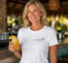 I Drink Well With Others Women's Beach Bar T-Shirt Printify