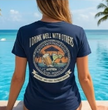 I Drink Well With Others Women's Beach Bar T-Shirt Printify