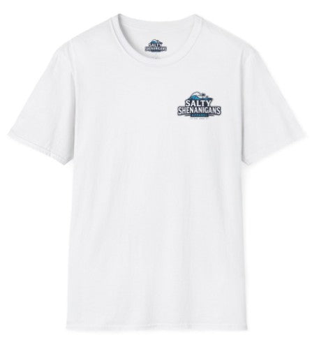 Never Late to Happy Hour Coastal Sunset Tee Printify