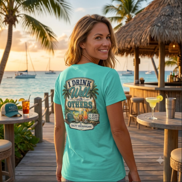 I Drink Well With Others Bella+Canvas Women's Tee Printify