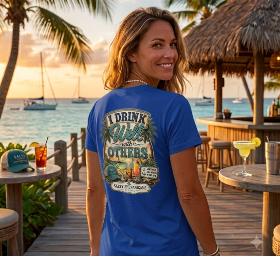 I Drink Well With Others Bella+Canvas Women's Tee Printify
